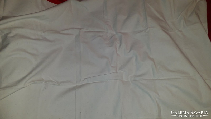Antique snow-white thick woven sheet / material 130 x 92 cm in excellent condition according to the pictures 1.