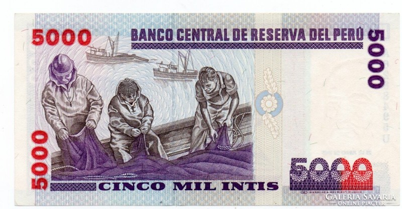 5.000     Intis     1988      Peru