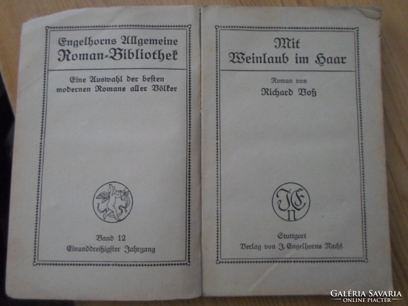 Richard Voss: Mit Weinlaub im Haar 1917