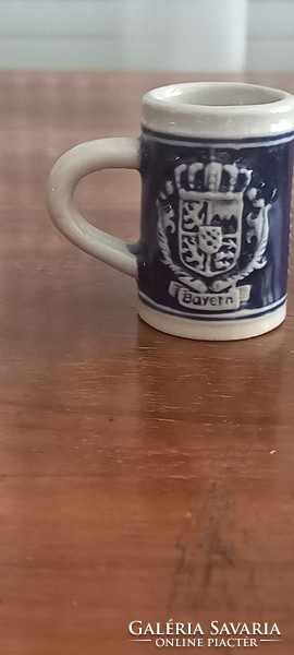 Mini mug with germany deutschland bayern emblem