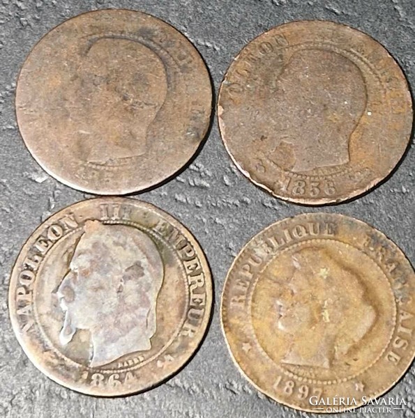 Franciaország 5 centime, LOT