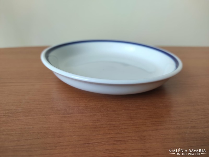 Zsolnay blue striped small plate 13 cm