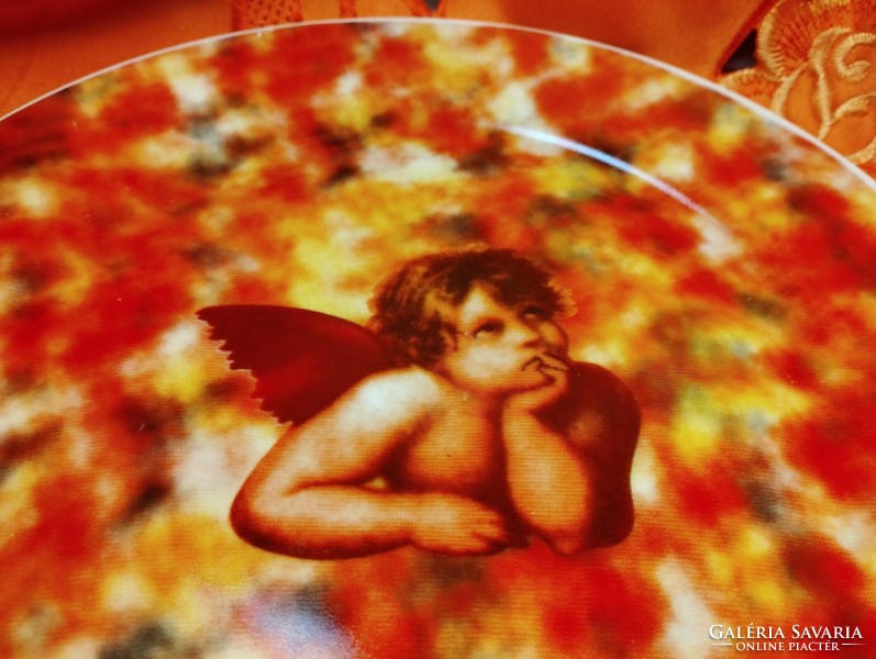 Angelic porcelain plate