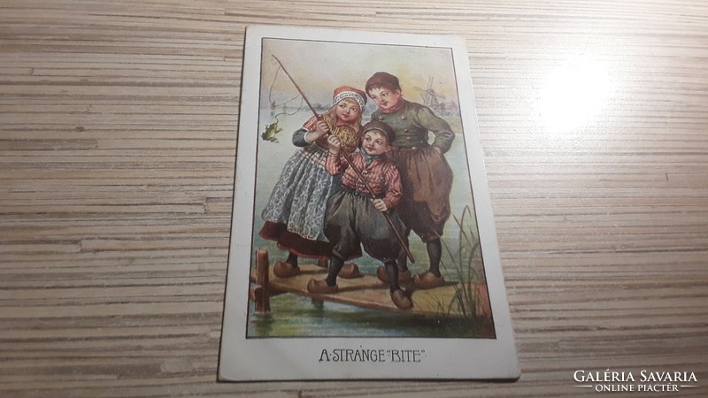 Antique greeting postcard.