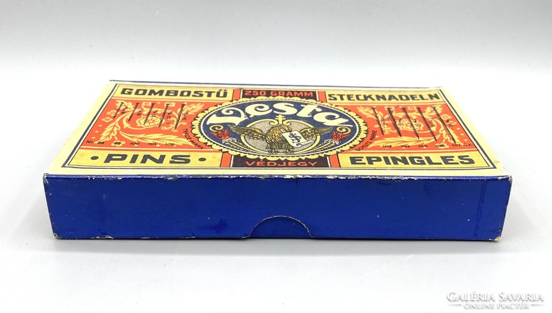 Rare józsef schuler vesta gobo pin paper box c1930