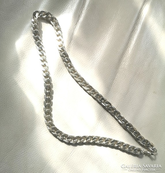 Thick stainless steel men's necklace 55 cm x 1 cm
