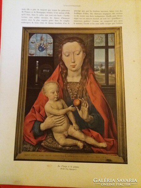 Old hans memling - picture study a/3 with color prints according to the pictures