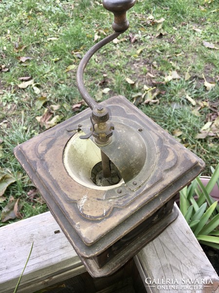 Vintage retro coffee grinder very old