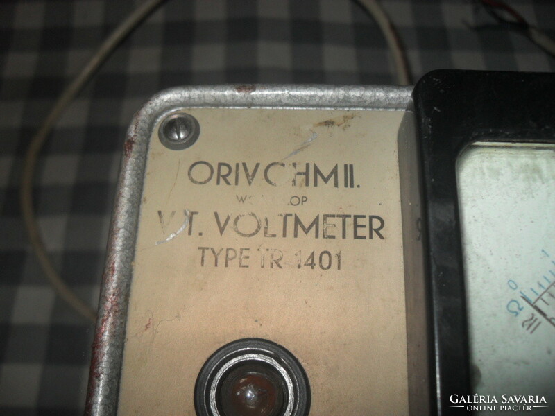 Orivohm II. csővoltmérő, typ. TR-1401