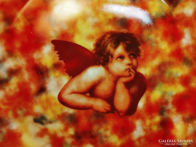 Angelic porcelain plate