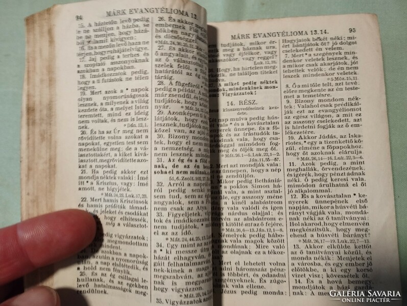Holy Cross devotions 1907 and Gospels books together