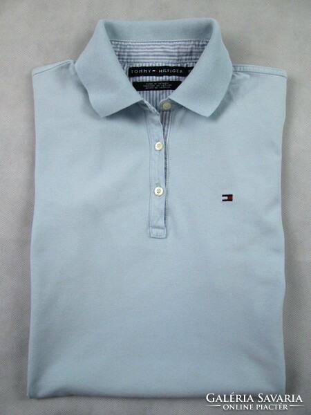 Original tommy hilfiger (xs / s) short sleeve women's collared t-shirt top
