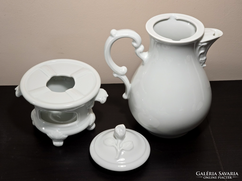 *Hutschenreuther German porcelain, 6-person tea breakfast set, xx.Szd. Second half