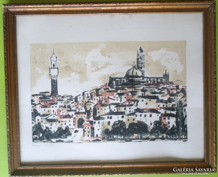 András Rác: Italian city (Siena)