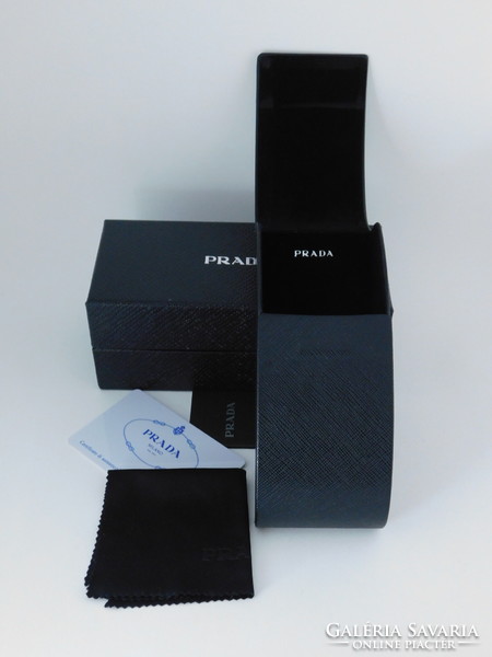 Prada sunglasses/glasses hard case - cloth, case, card