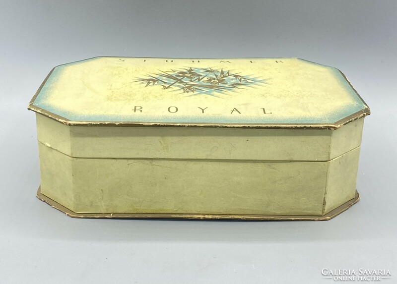 Rare stühmer royal bonbon paper box c1925-35 hatchet??