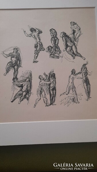 Herman lipot figures lithography