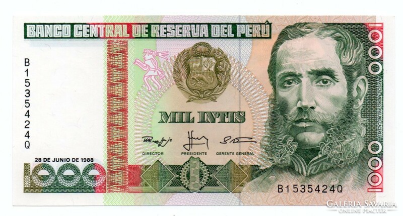 1.000     Intis     1988      Peru