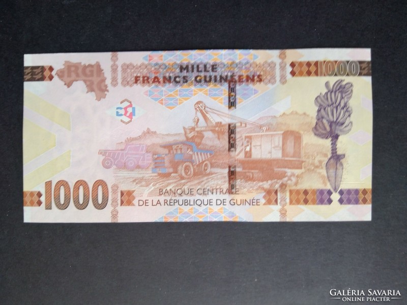 Guinea 1000 francs 2018 oz