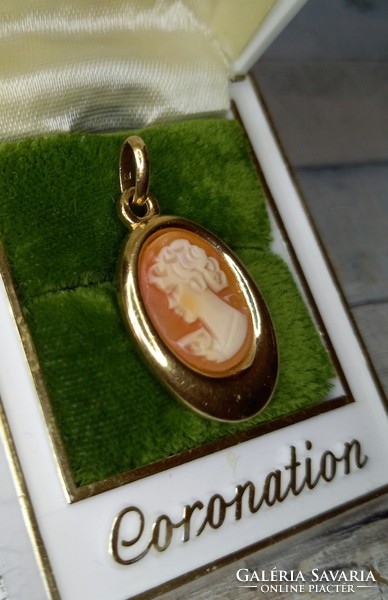 Old cameo pendant