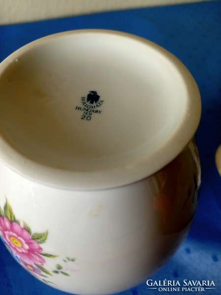 Hollóház dawn patterned porcelain vase