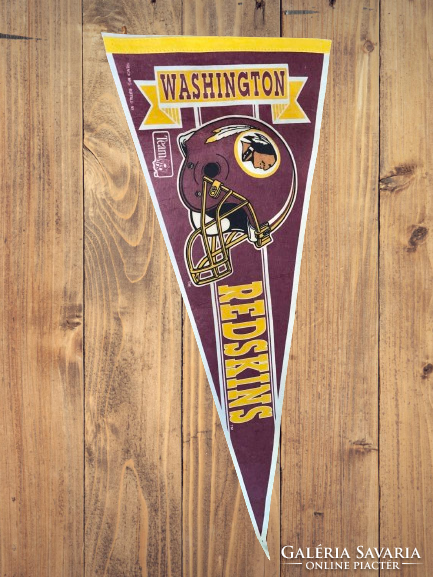 Washington Redskins (eredeti) NFL Vintage USA  Trench MFG Buffalo NY - filc rögbis zászló - 90's