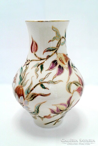 Zsolnay orchid vase (zal-bi47927)