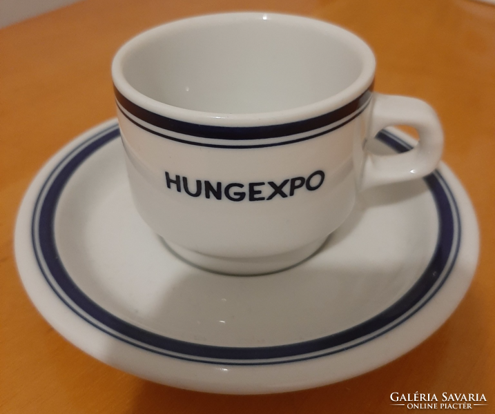 Alföldi Hungexpo felirat logó kávés csésze+alj