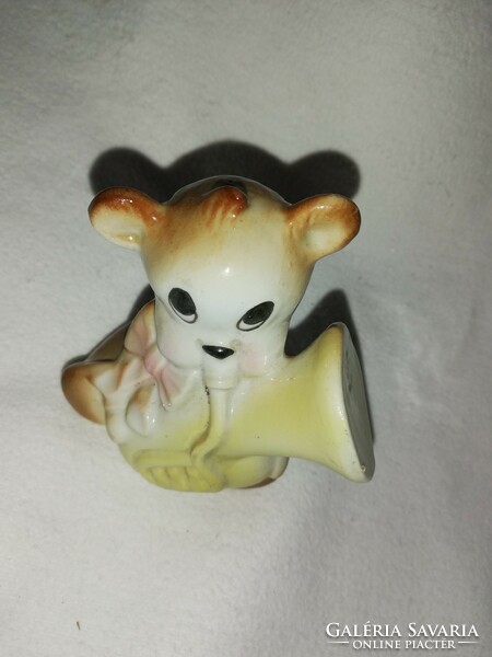 GDR musical porcelain bear
