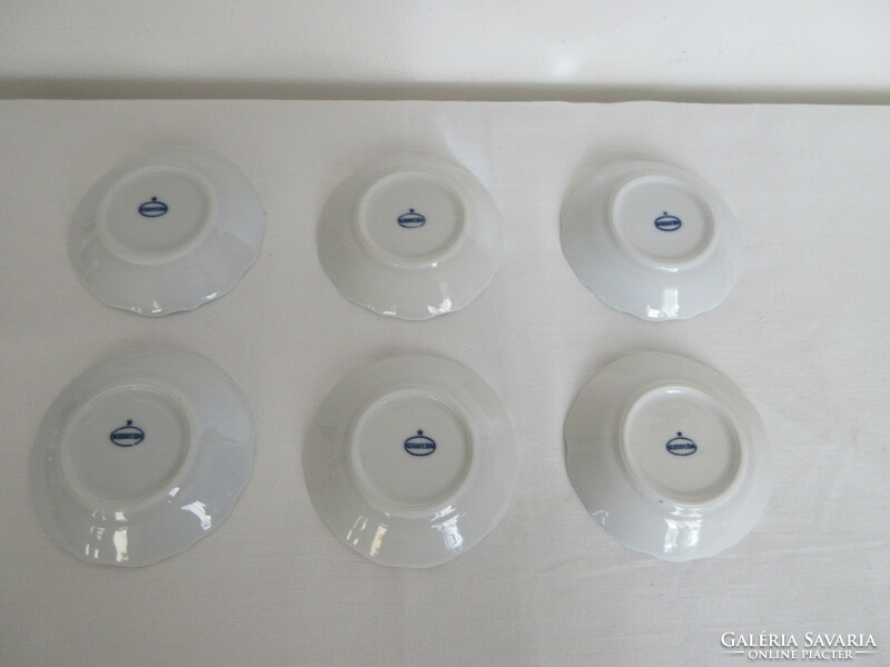 Old, marked, Meissen twist-handled coffee cups, with coasters. Negotiable!