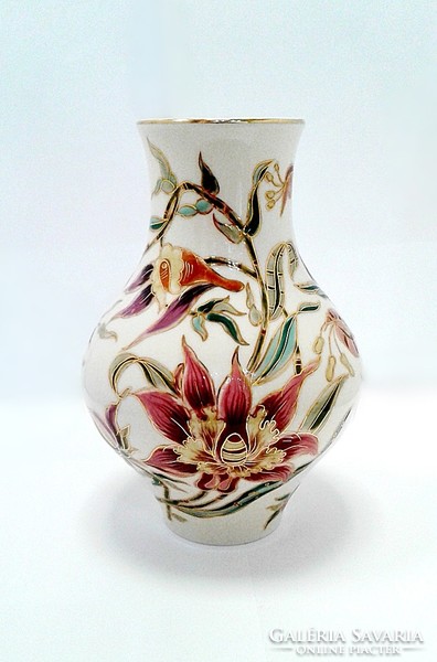 Zsolnay orchid vase (zal-bi47927)