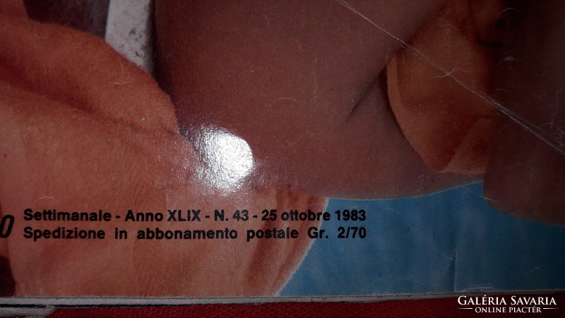 Retro 1983.Albo blitz Italian-language men's magazine with sophisticated artistic nude pictures, comic book with poster