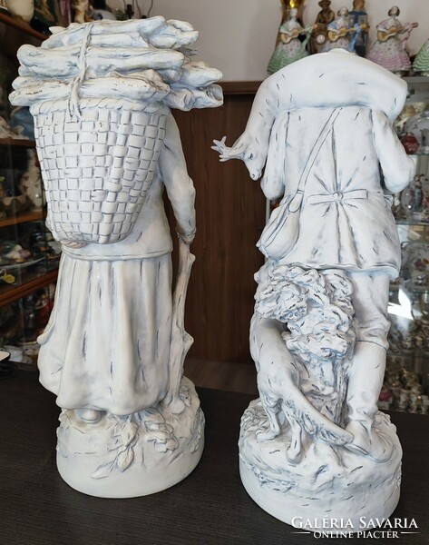 Nagyméretű Royal Dux figurák