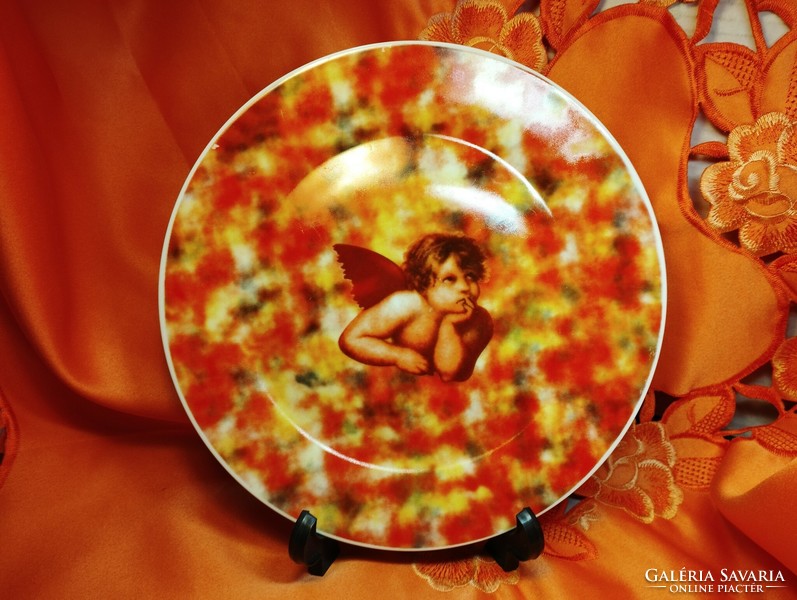Angelic porcelain plate