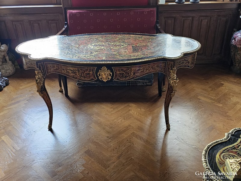 Boulle style table