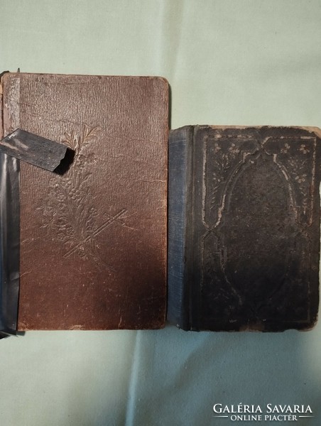 Holy Cross devotions 1907 and Gospels books together