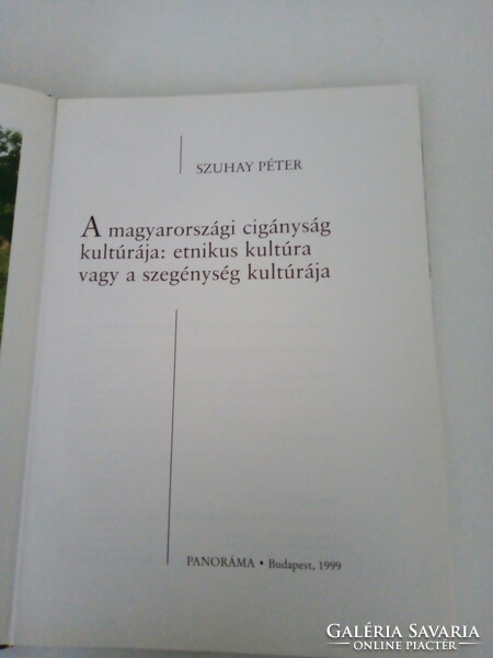 The culture of Hungarian Gypsies - Péter Szuhay