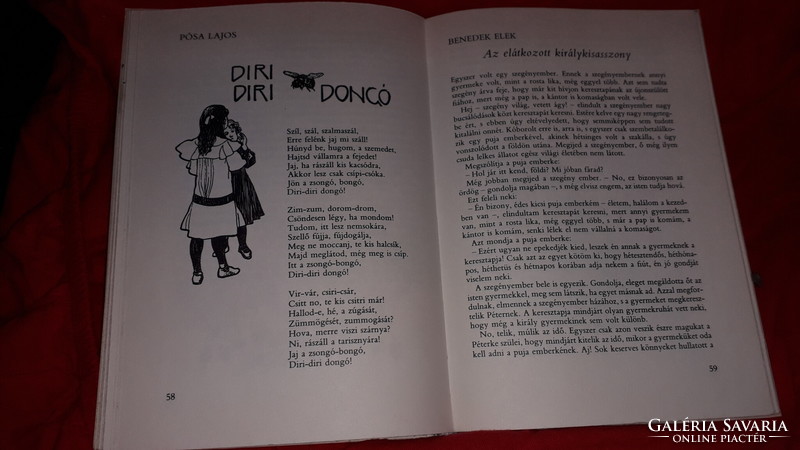 1985. Bodor Ferenc - Nagymama képeskönyve mese könyv a képek szerint MINERVA