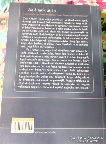 Marie-Louise von Franz: Az álmok útján című könyv eladó.