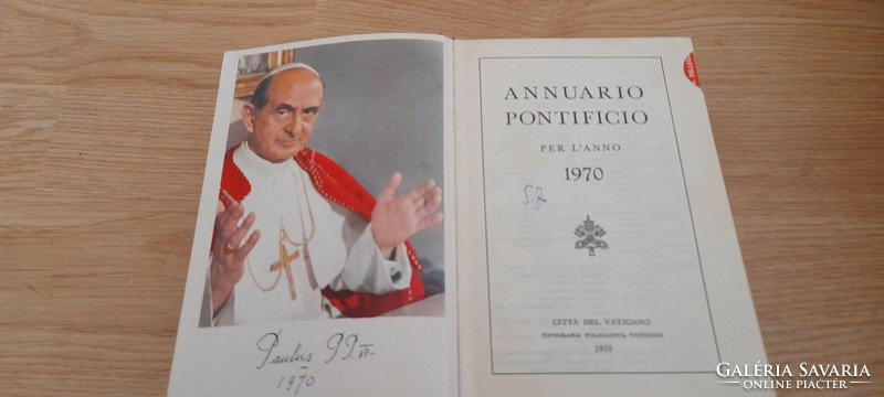 ANNUARIO PONTIFICIO 1967 1970 1988 1990 1992 egyben