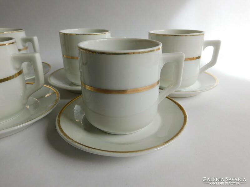 Antique Zsolnay coffee house coffee set
