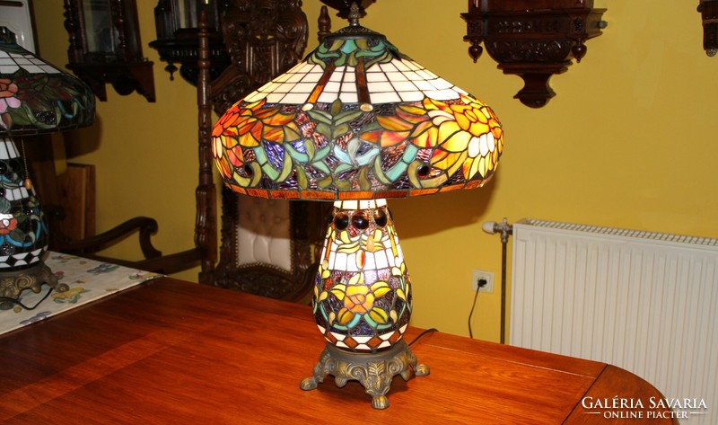 Tiffany lamp 65 cm huge defective!