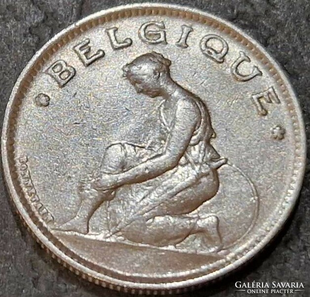 Belgium 1 franc, 1923﻿ 'belgique'