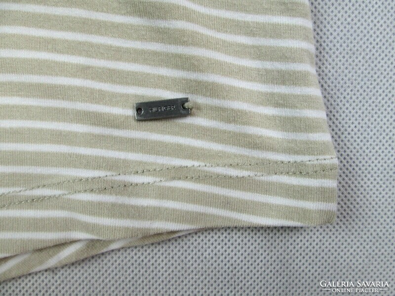 Original tommy hilfiger (m) pretty short sleeve women's t-shirt elastic top