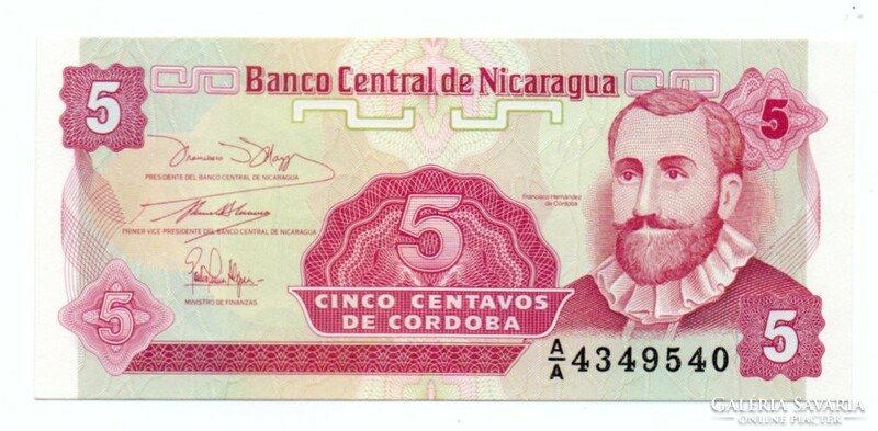 5     Centavo           Nicaragua