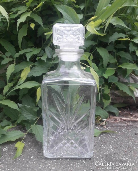 35 Pcs. Crystal glass, glass, bottle.