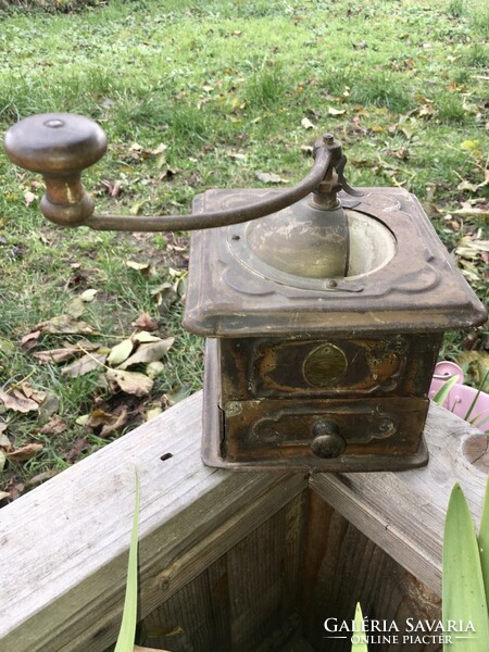 Vintage retro coffee grinder very old