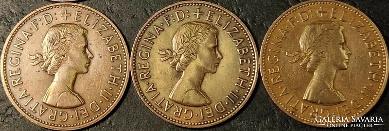 United Kingdom, ﻿1 penny, lot