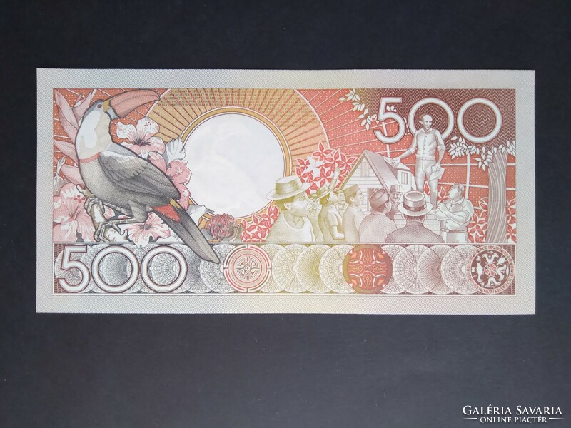 Suriname 500 Gulden 1988 Unc