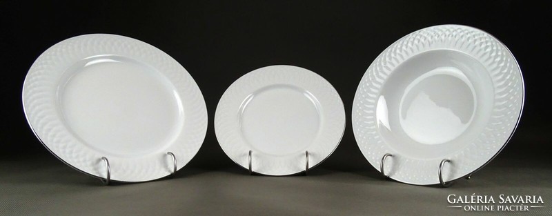 1D454 elegant Zsolnay porcelain dinner set 24 pieces